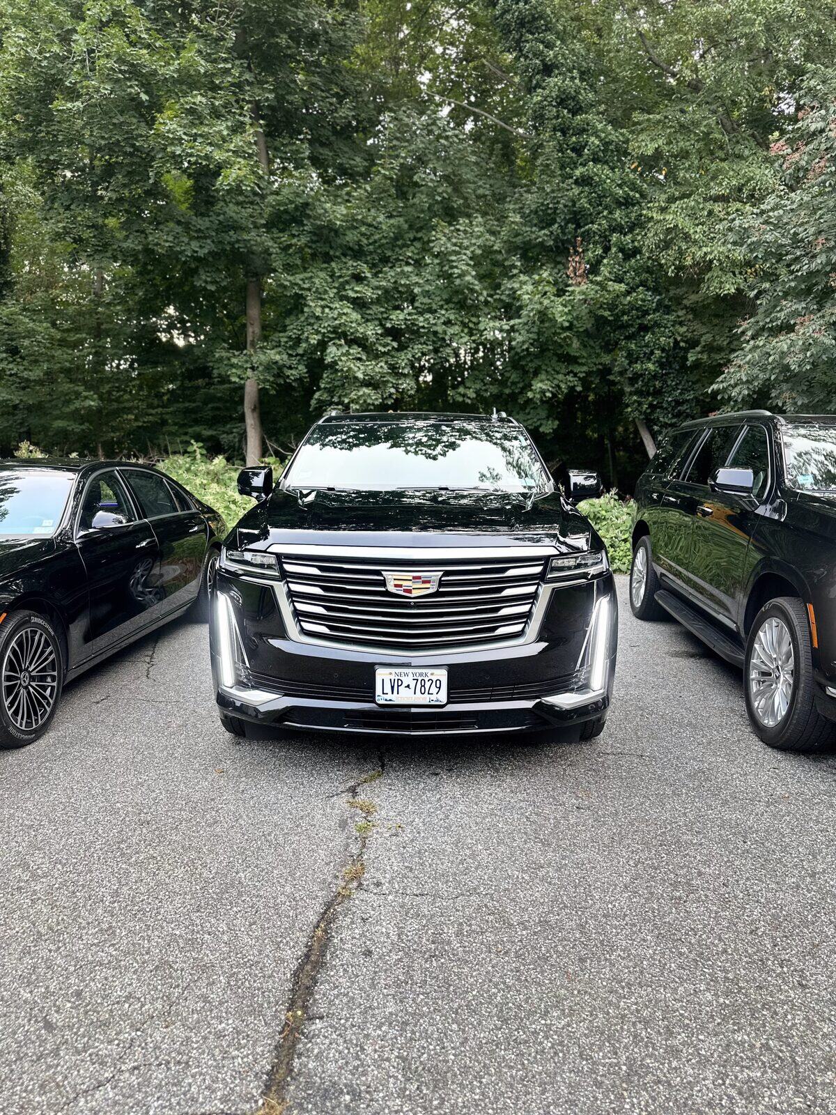 Black full-size business SUV