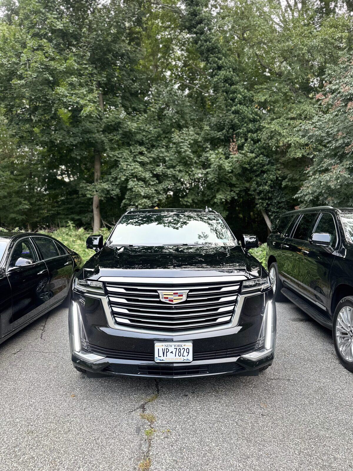 Black Cadillac Escalade premier luxury SUV