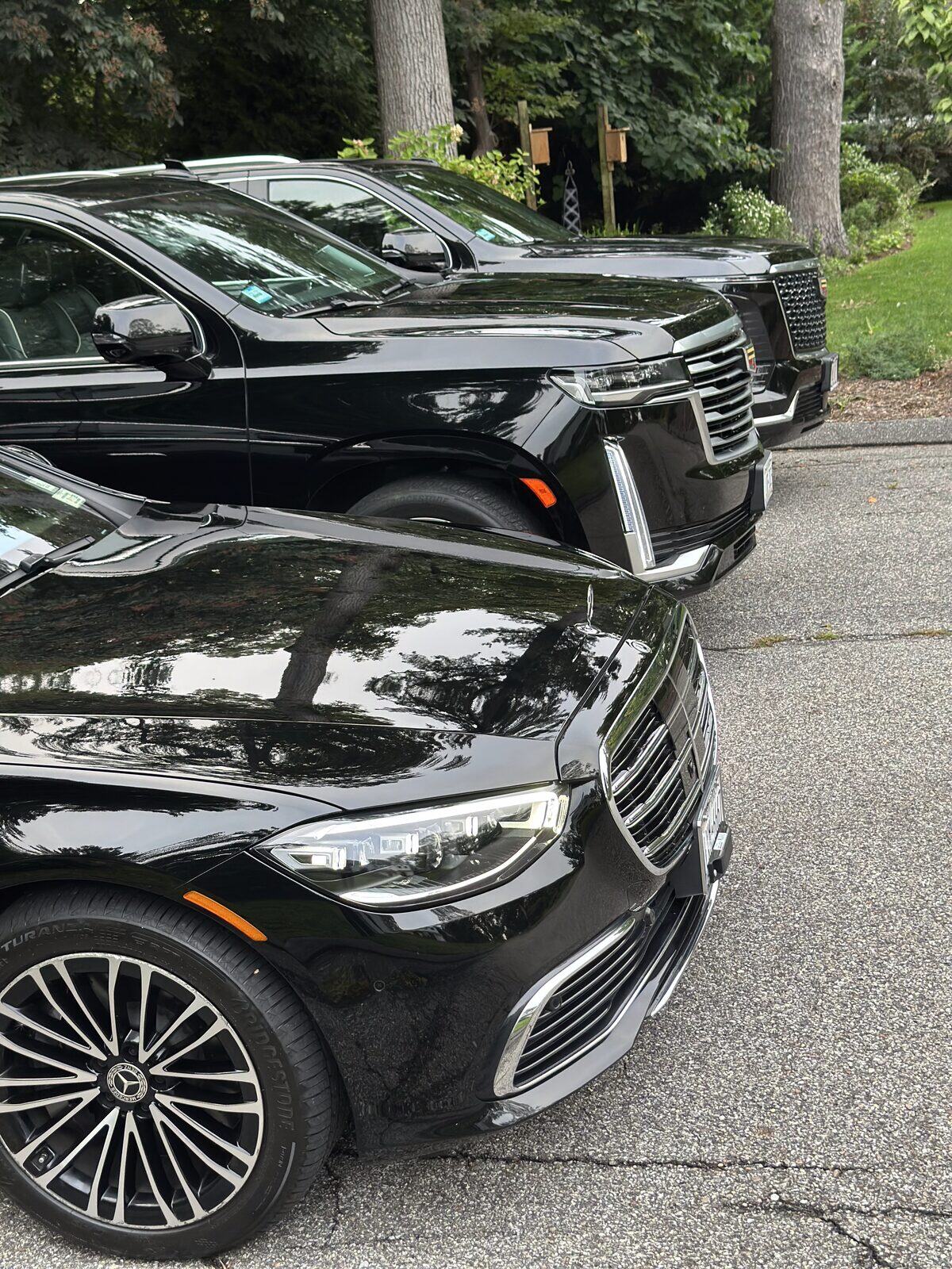 Black Mercedes-Benz S-Class premier luxury sedan